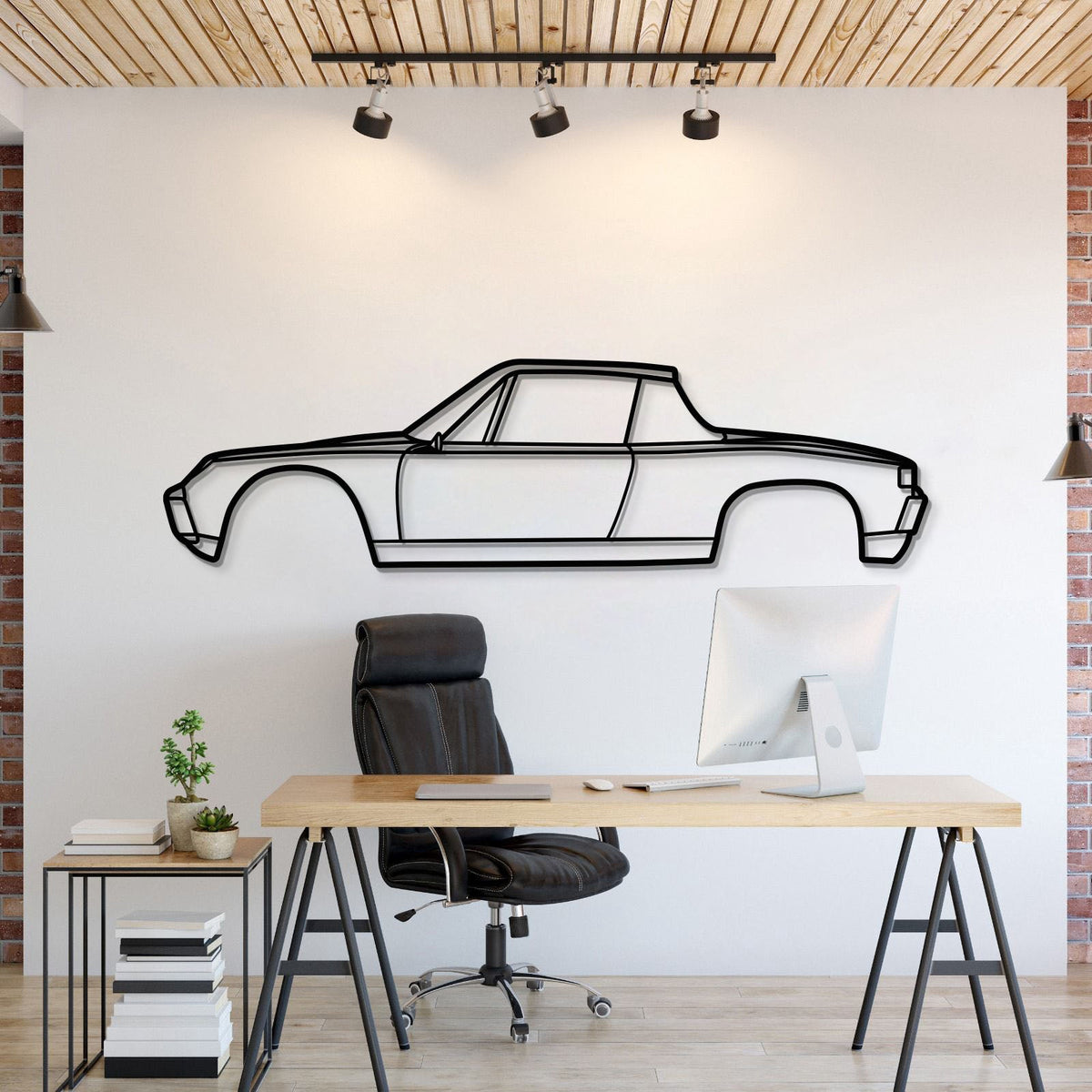 914-6 Metal Car Wall Art - MT0880