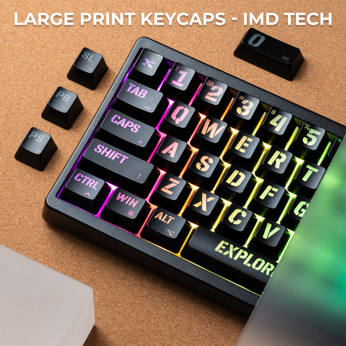 XVX IMD MIAMI Pattern Shine-Through OEM Profile 118-Key Keycap Set