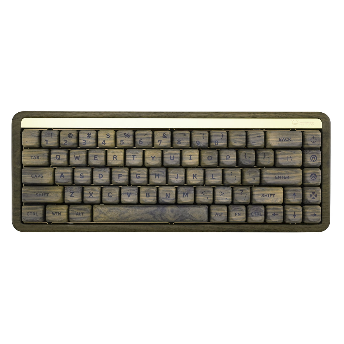 XVX Walnut Texture MOA Profile Dye-Sublimation PBT 130-Key Keycap Set