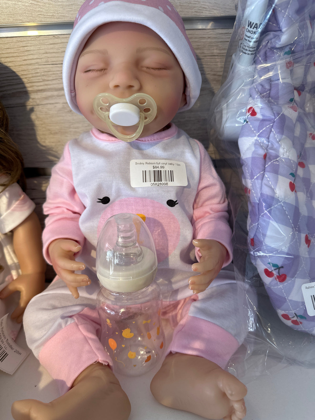 Smiley Reborn full vinyl baby 19in