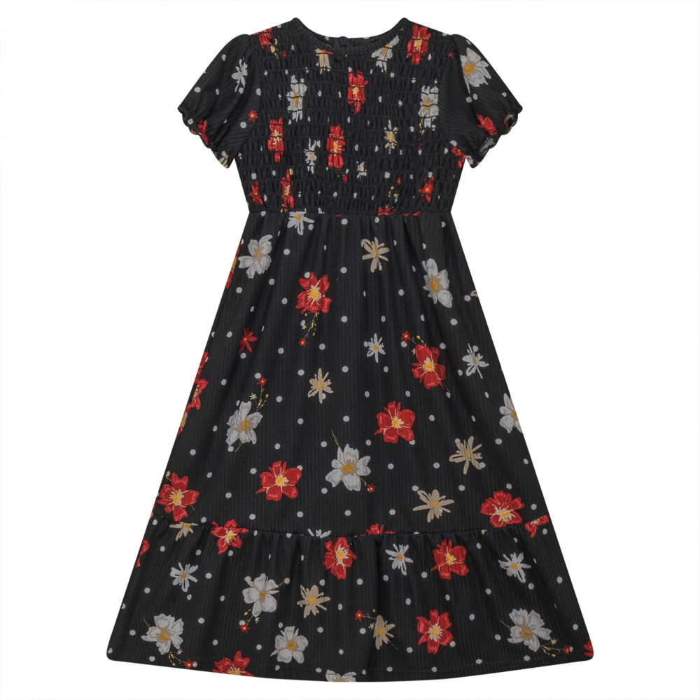 Smoked Tone on Tone Dress