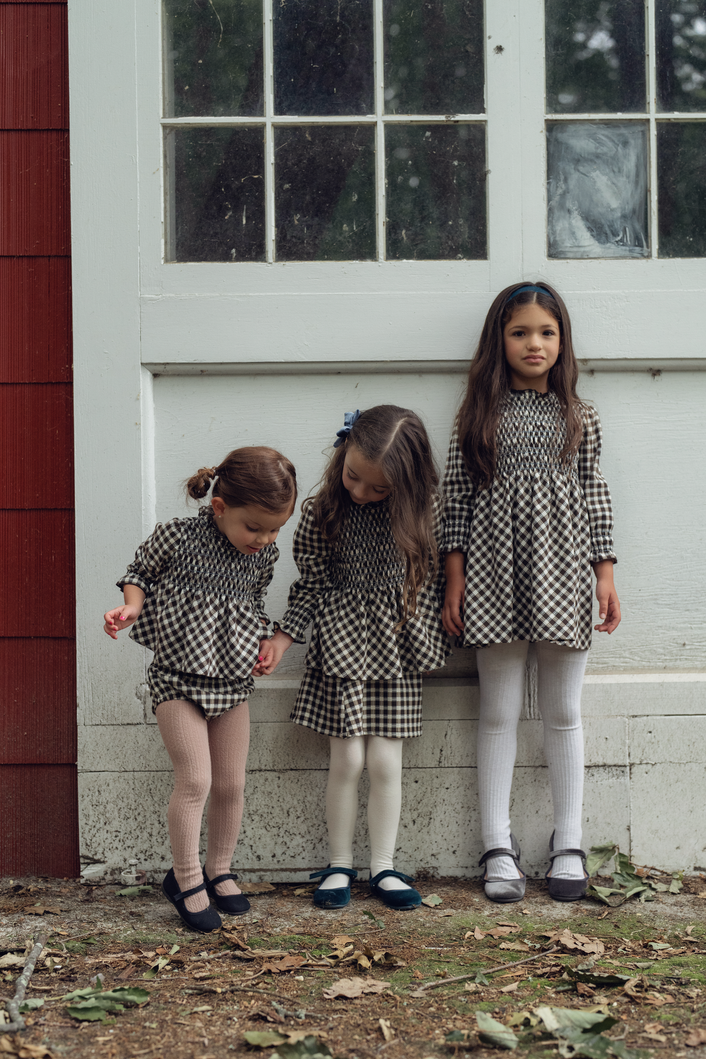 Plaid Smocked 2PC set