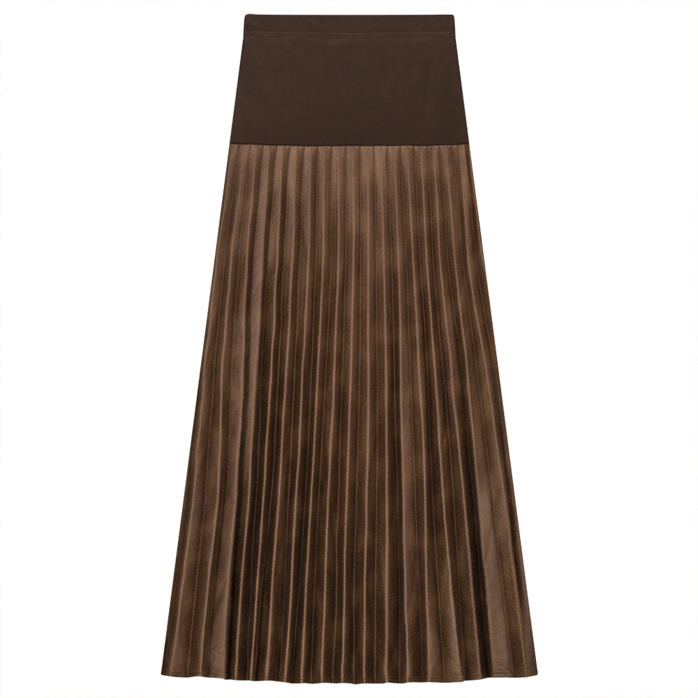 Knit Pleated Skirt