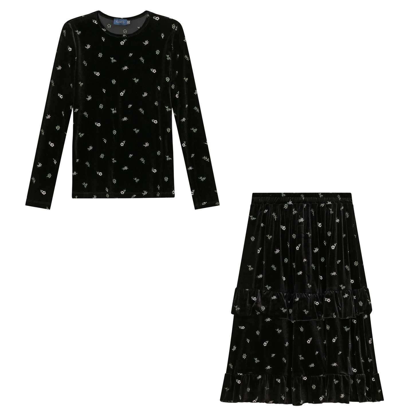 Floral Woven 2Pc Set