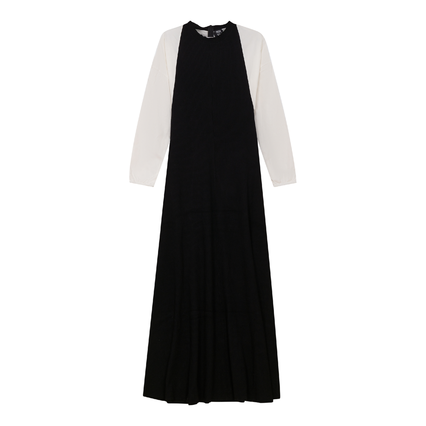 Knit Woven Maxi Dress