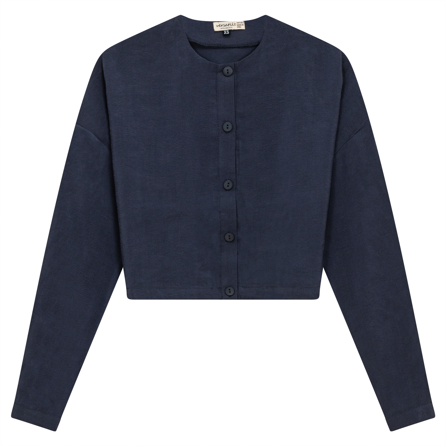 Tencel Cropped Bungee Blouse