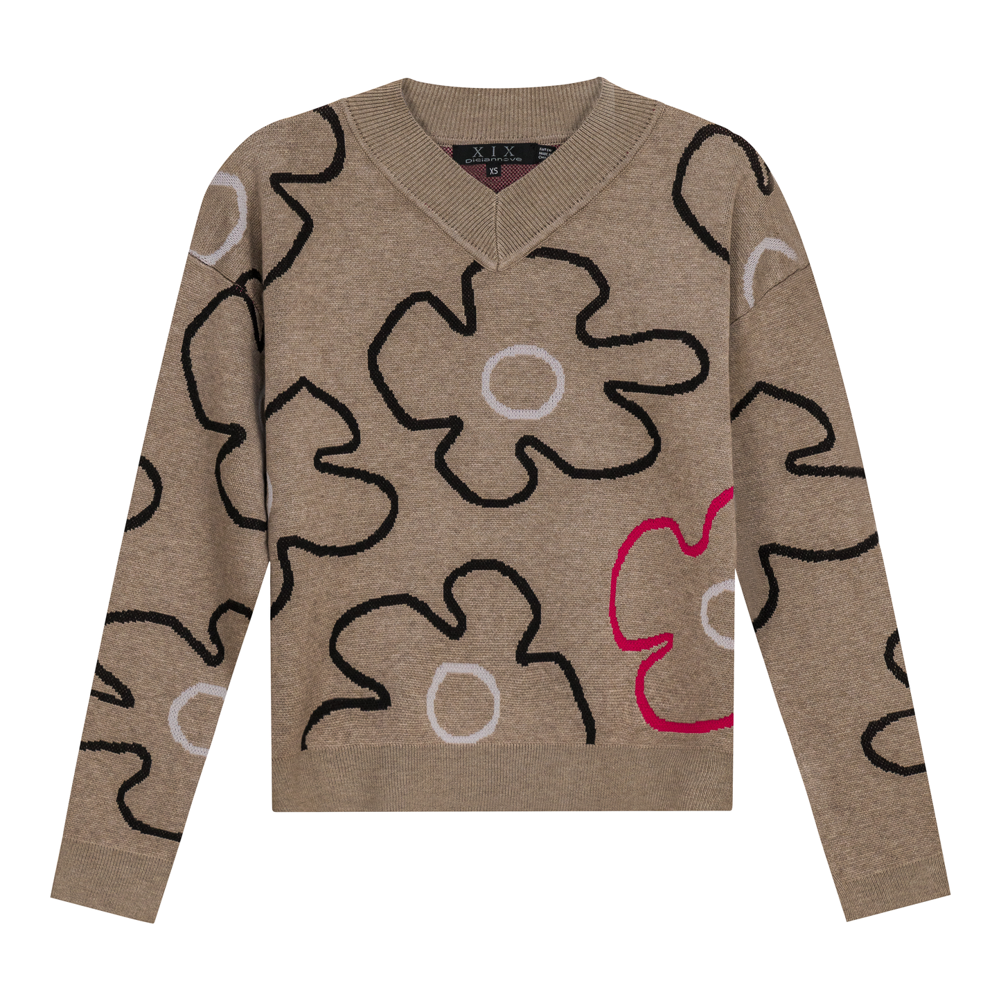 Floral Knit Sweater