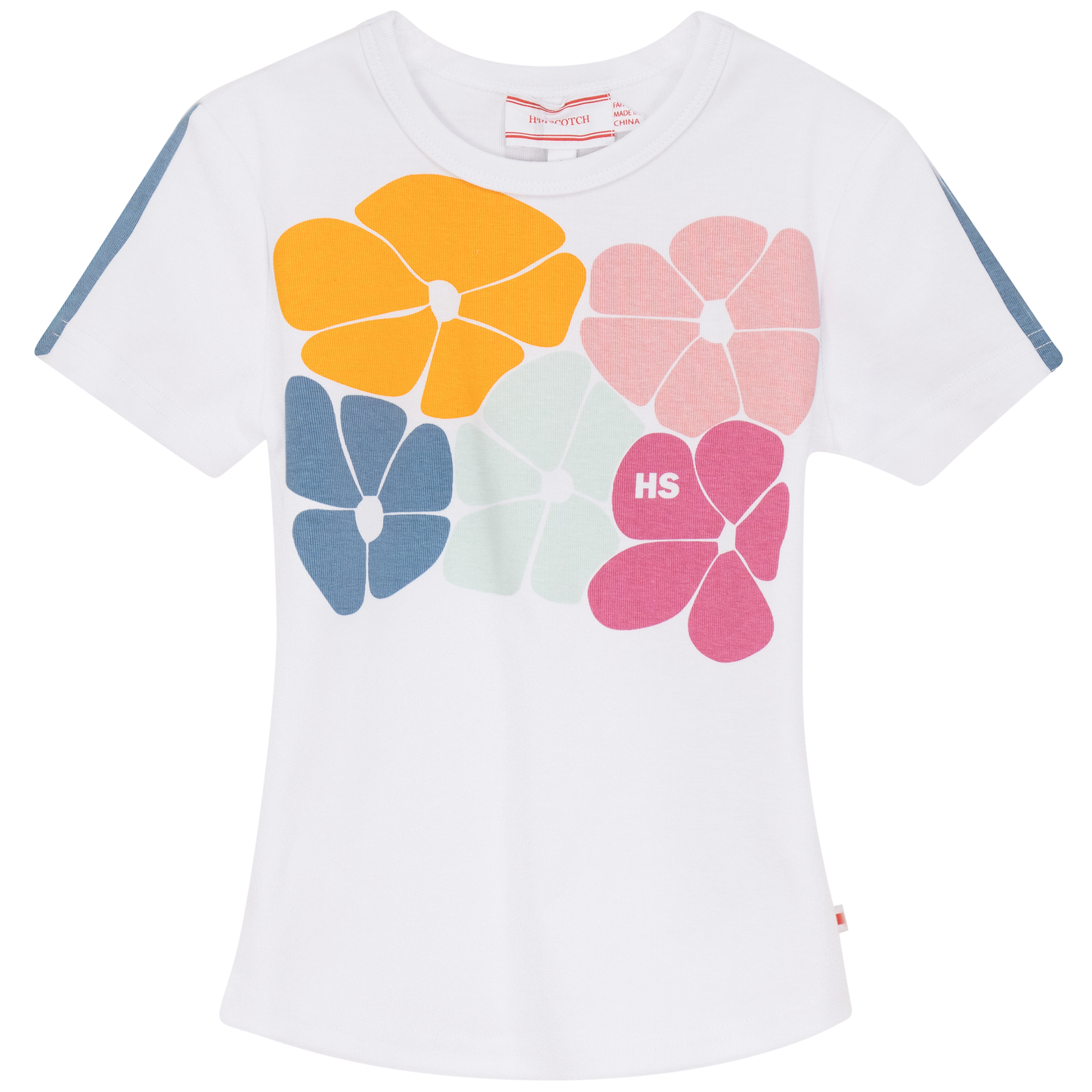 Multi Flower Print Top