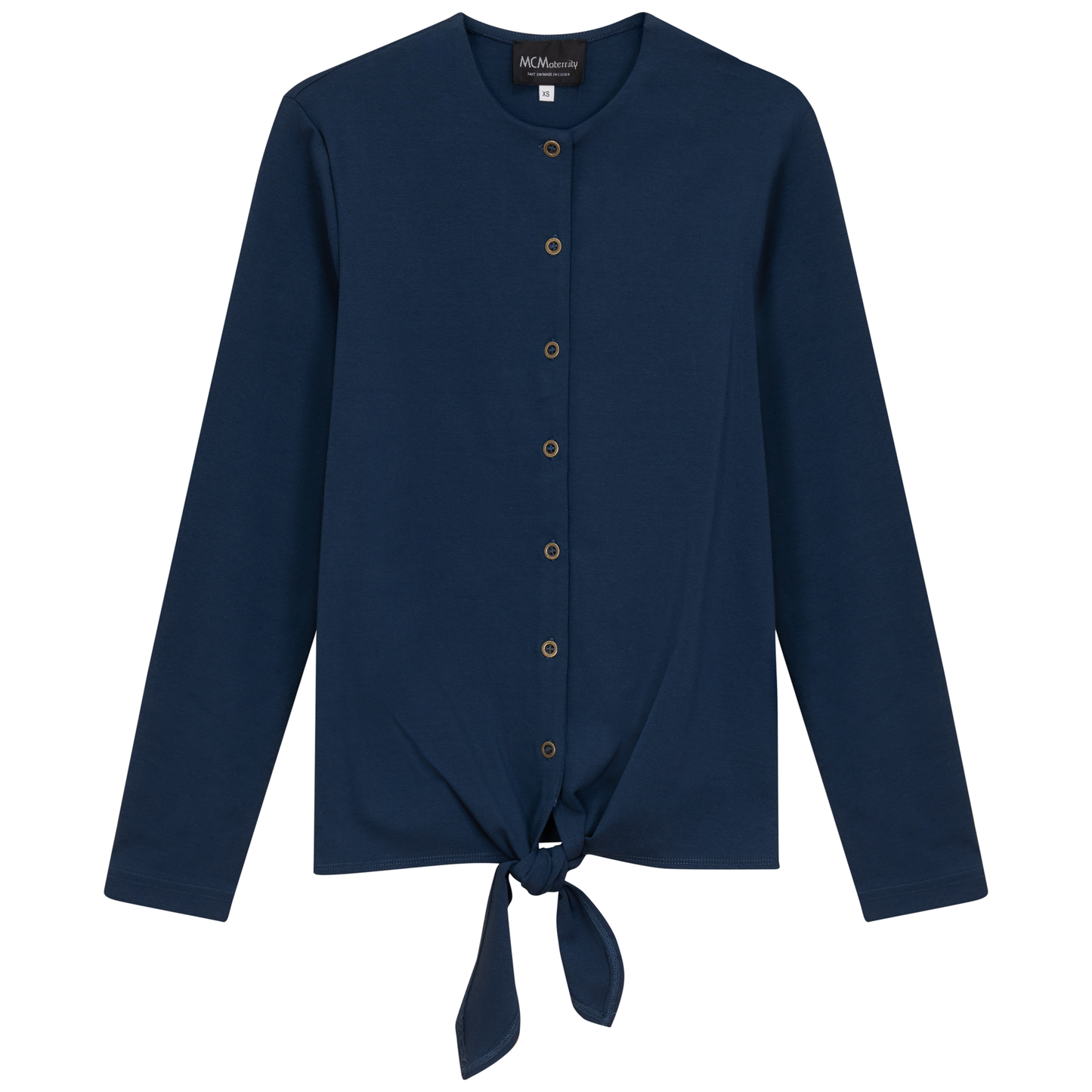 Maternity Tie Front Top