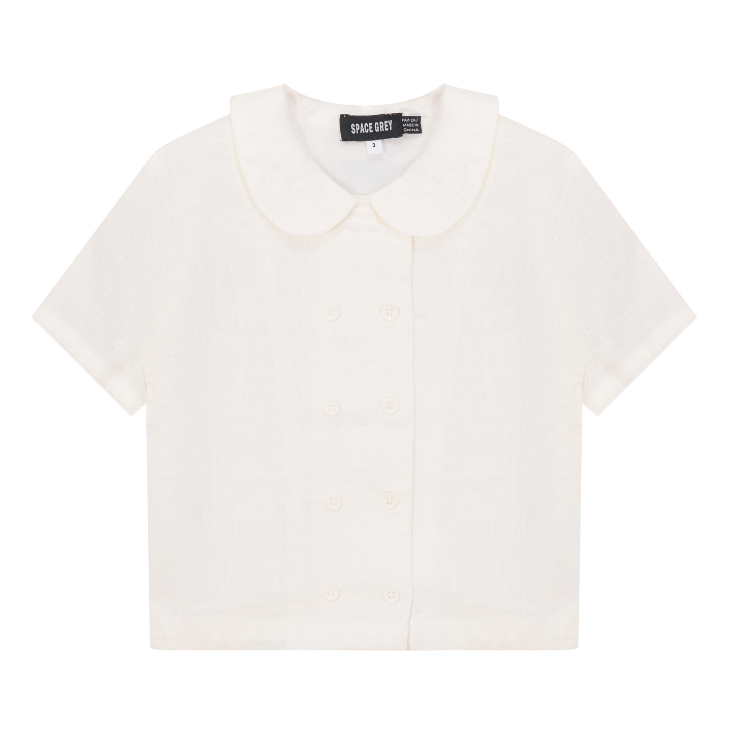Woven Double Breasted Shirt