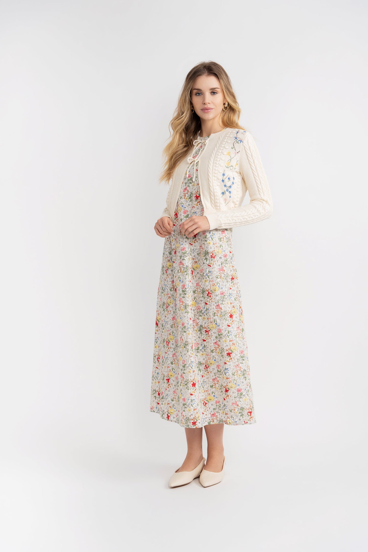 Floral Print Jumper Set