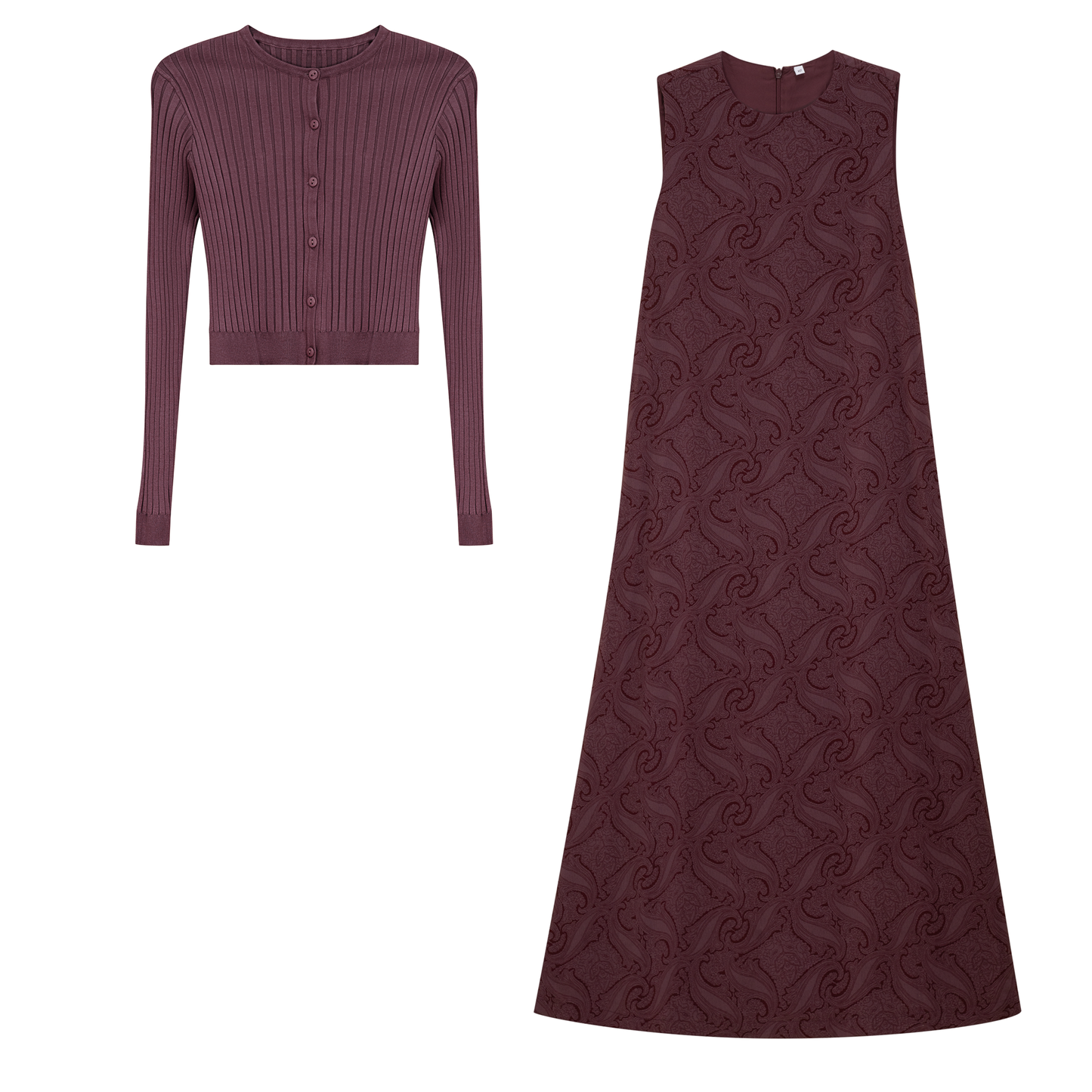 Paisley Print Jumper Set