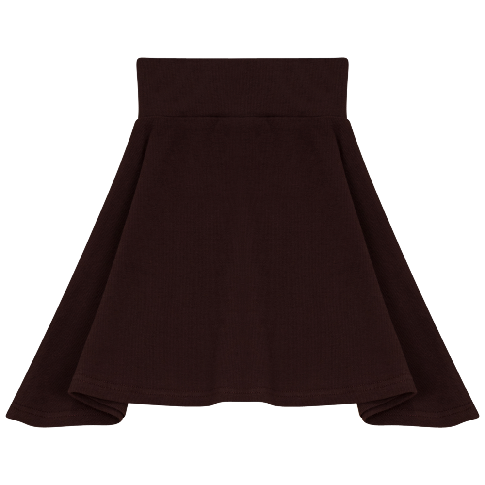 Rib Basic Henley Skirt