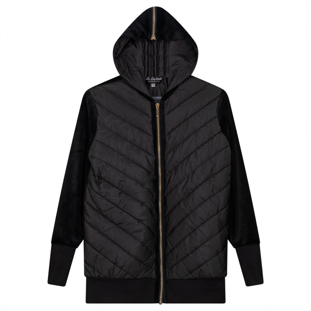 Maternity Quilt Bomber Jacket