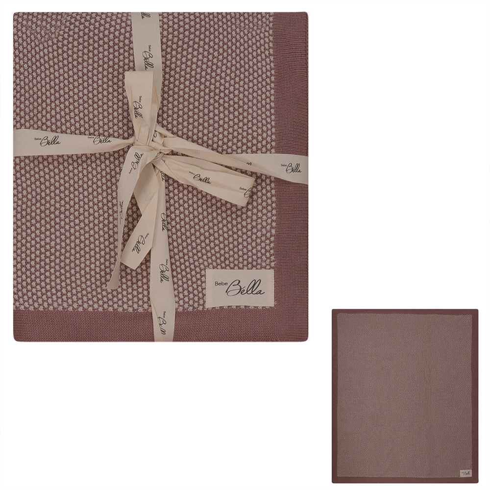 Bella Popcorn Knit Blanket