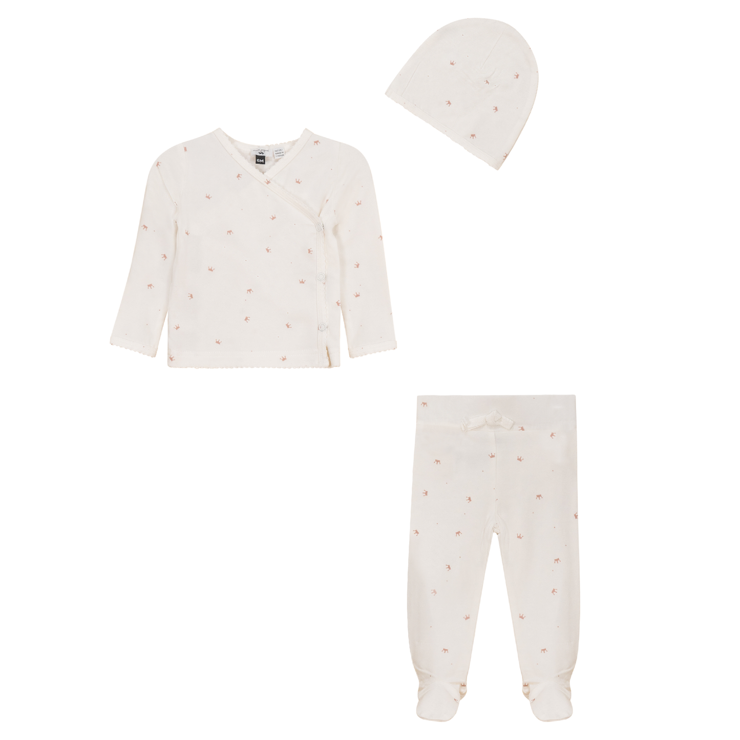 Crown Print 3Pc Set