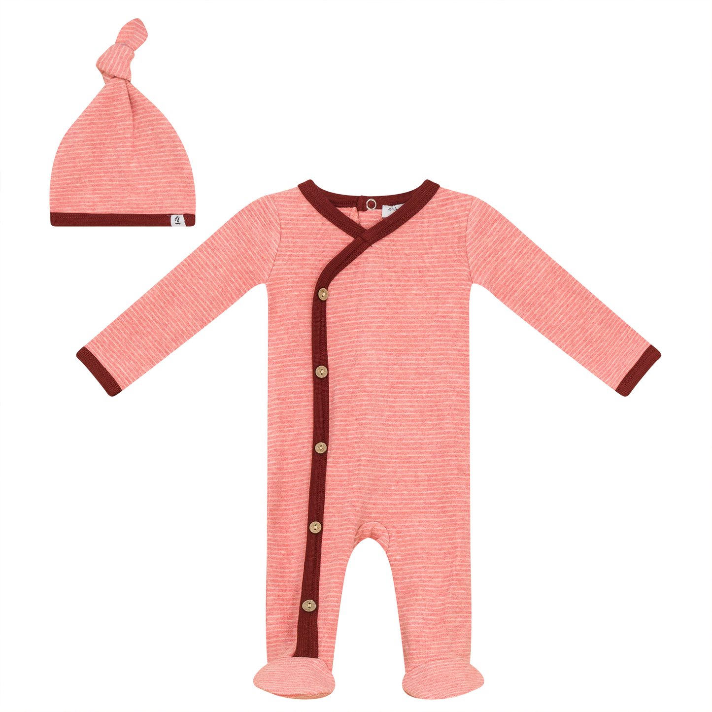 Stripe Stretch Knit Onesie set