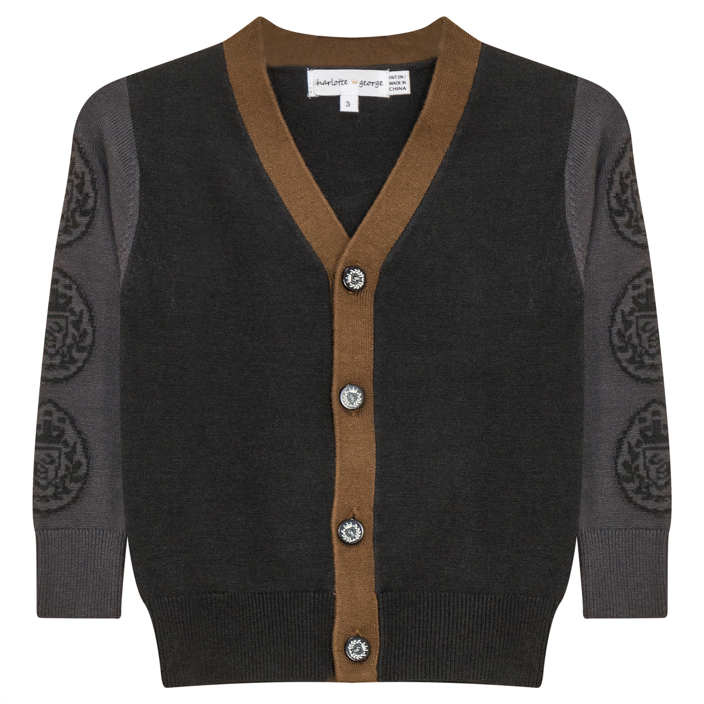 Crest Knit Cardigan