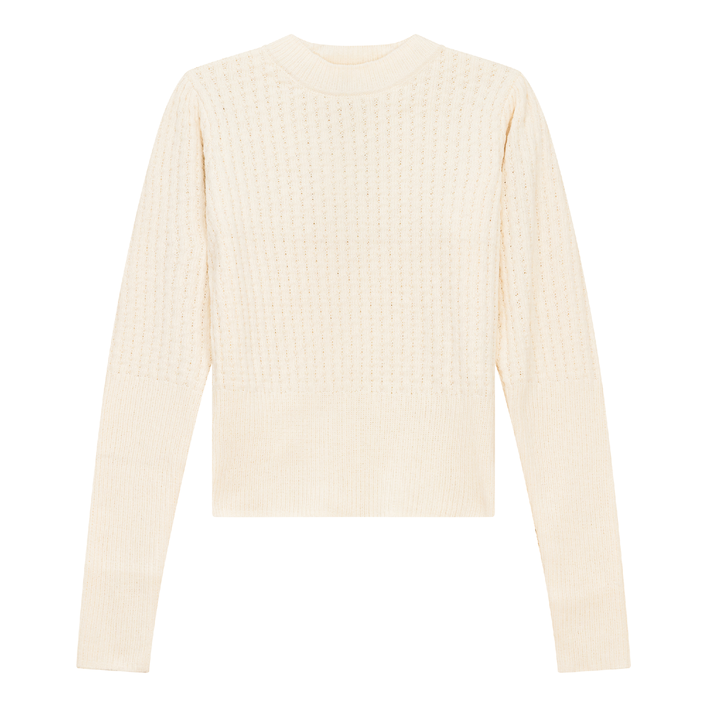Textured Knit Crop Top