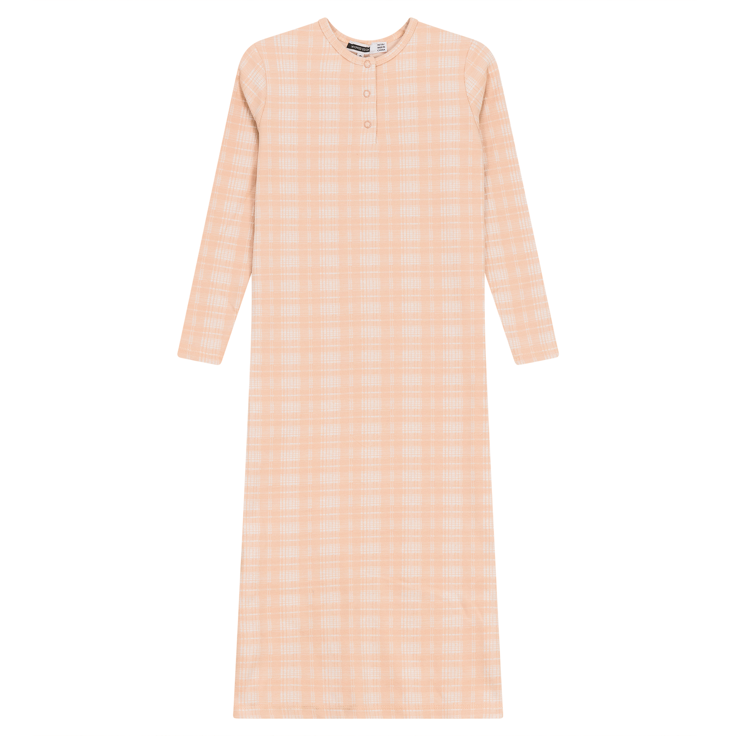 Brushed Rib Plaid Night Gown