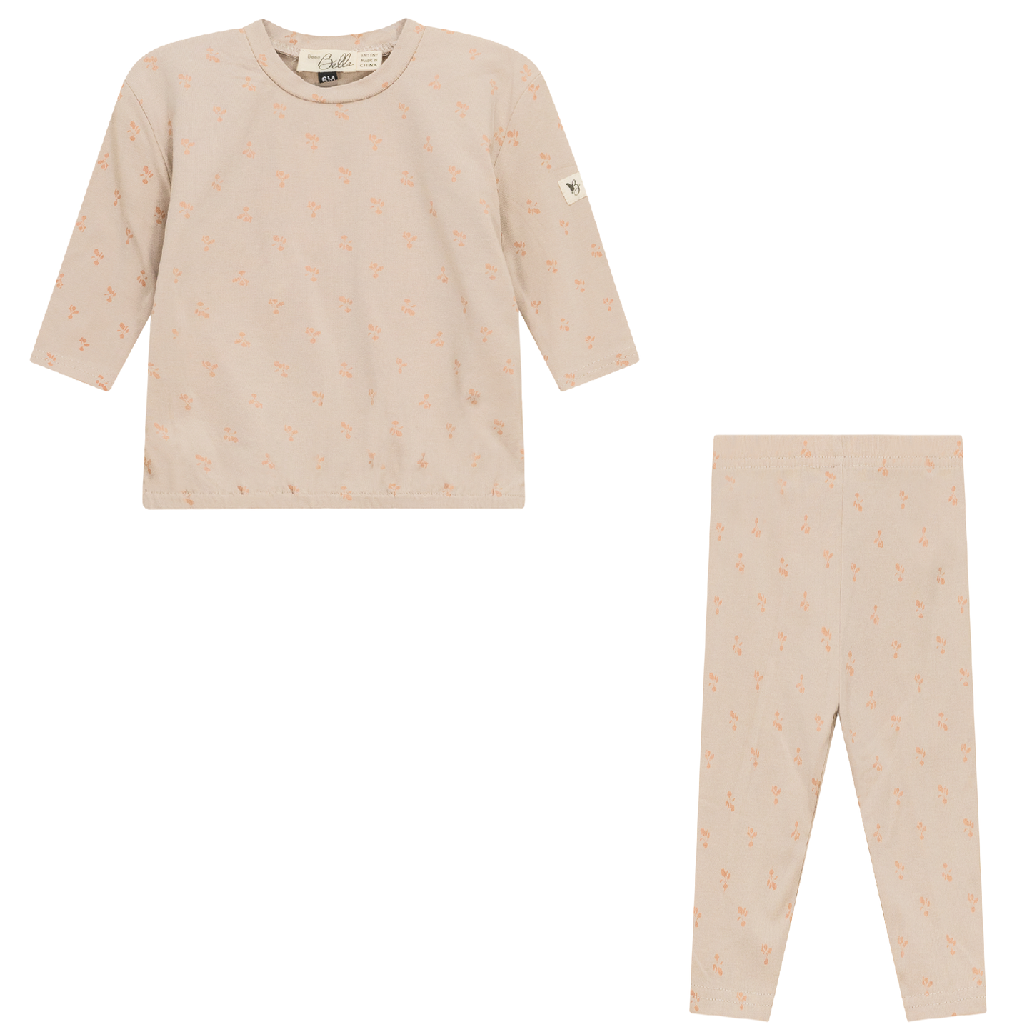 Raddish Print 2Pc Set