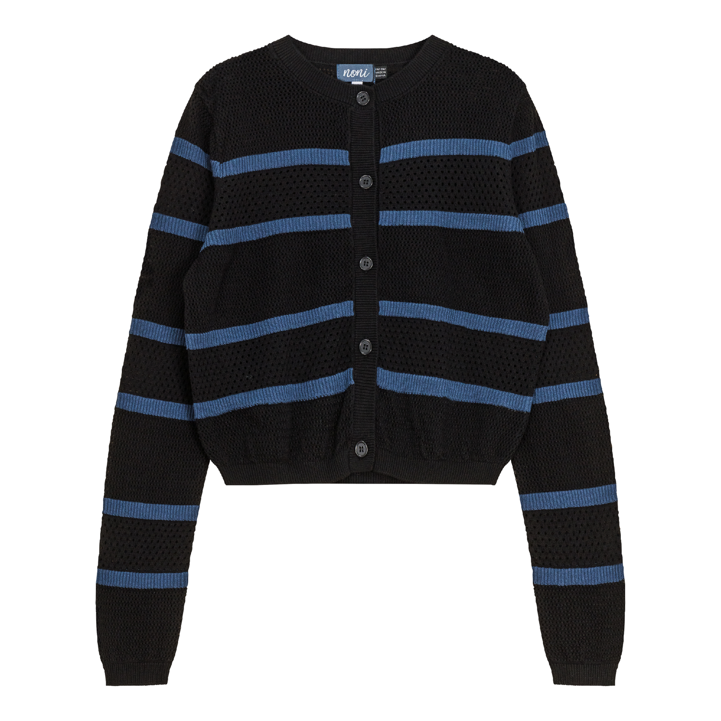 Pointelle 2 Tone Cardigan