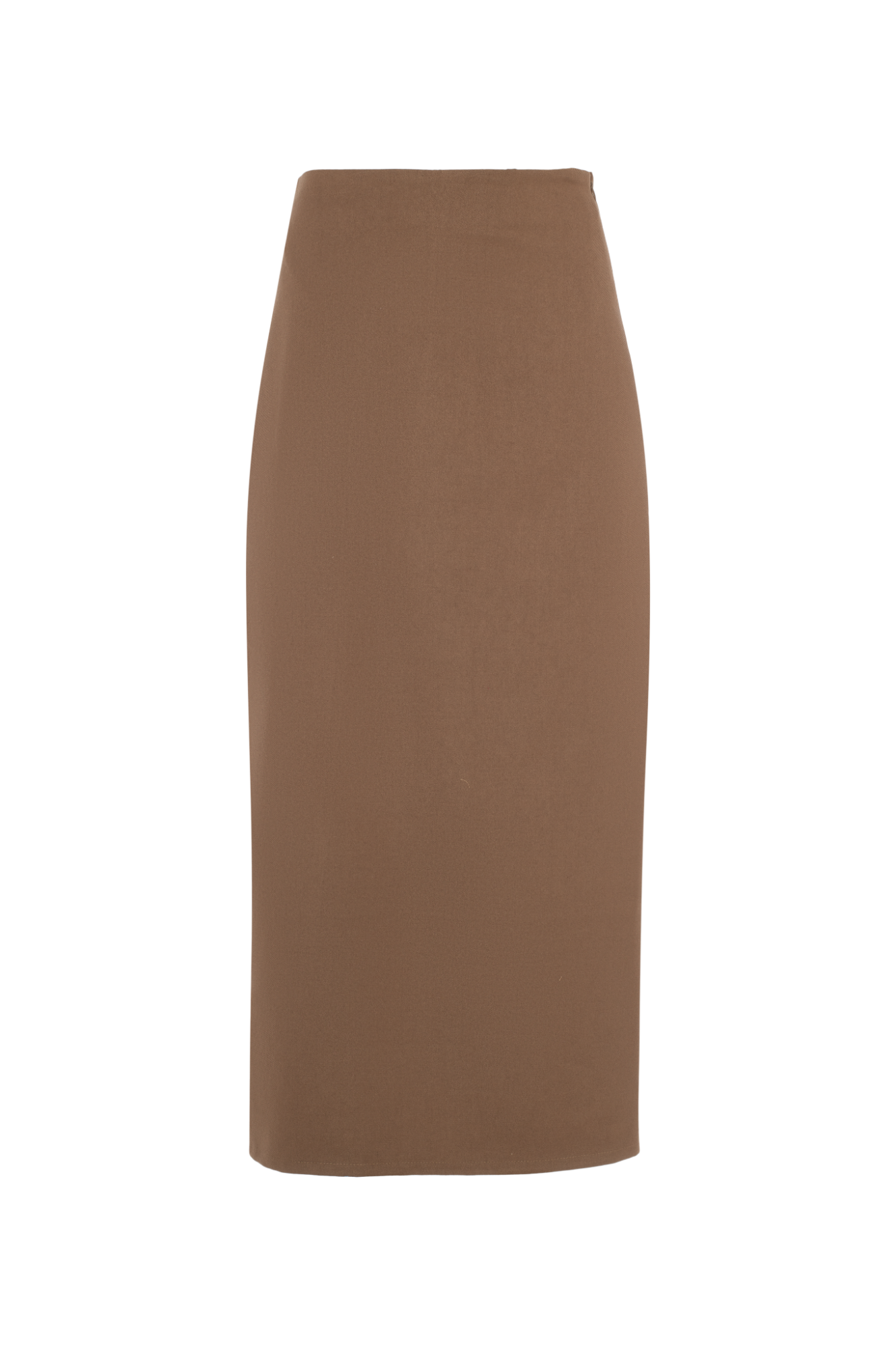Cool Wool Midi A Line Strap Skirt