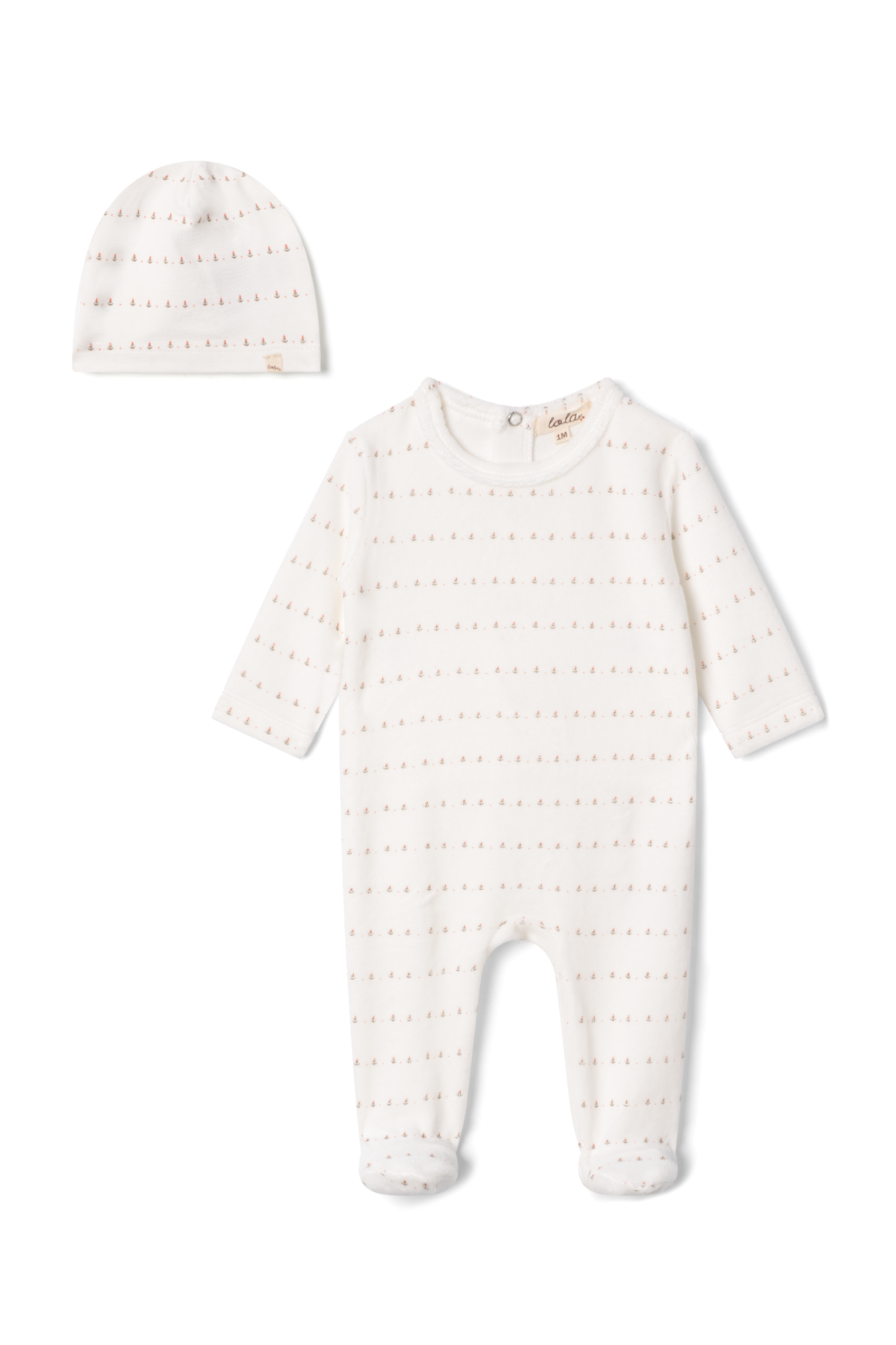 Velour Print Onesie