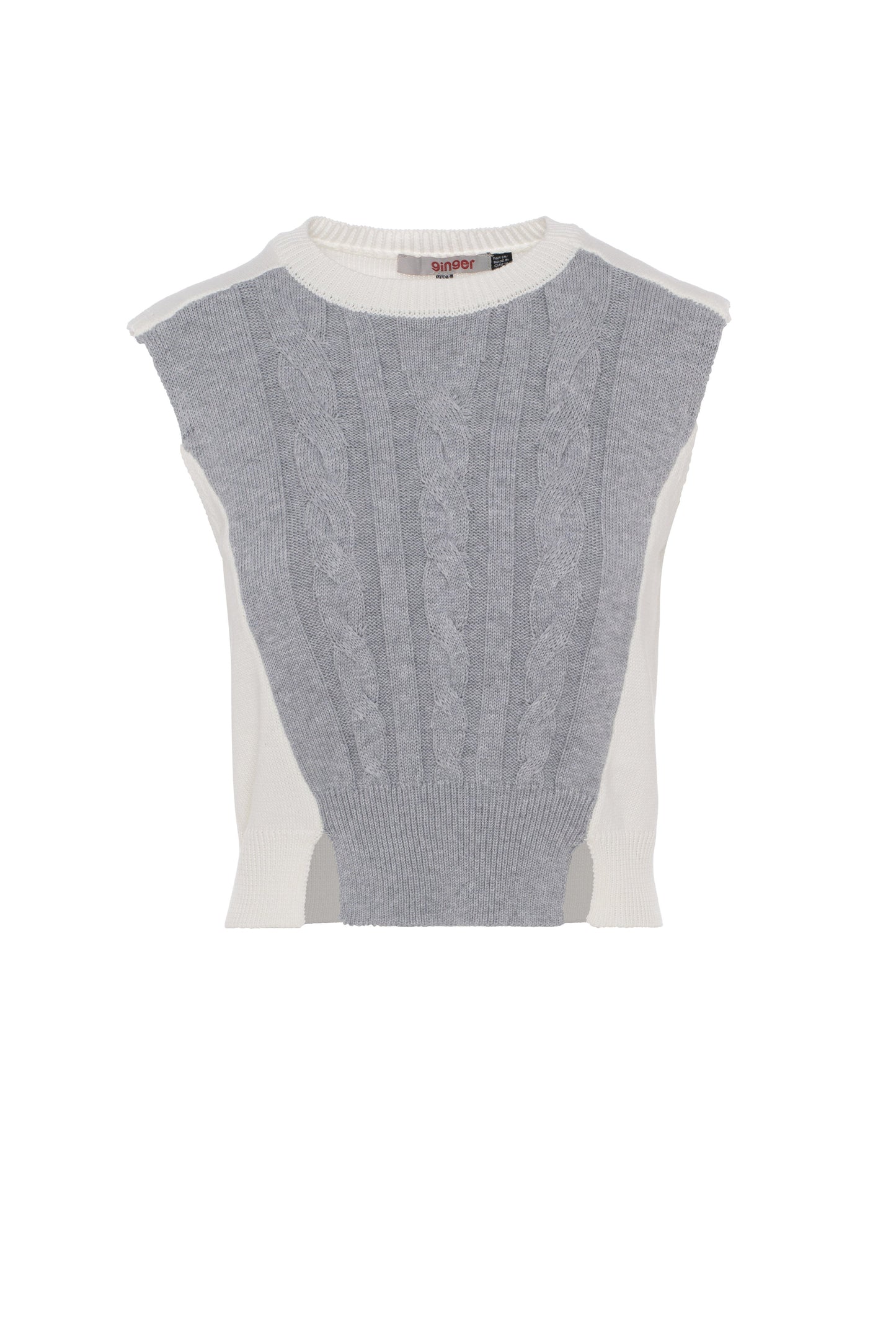 Cable Knit Vest