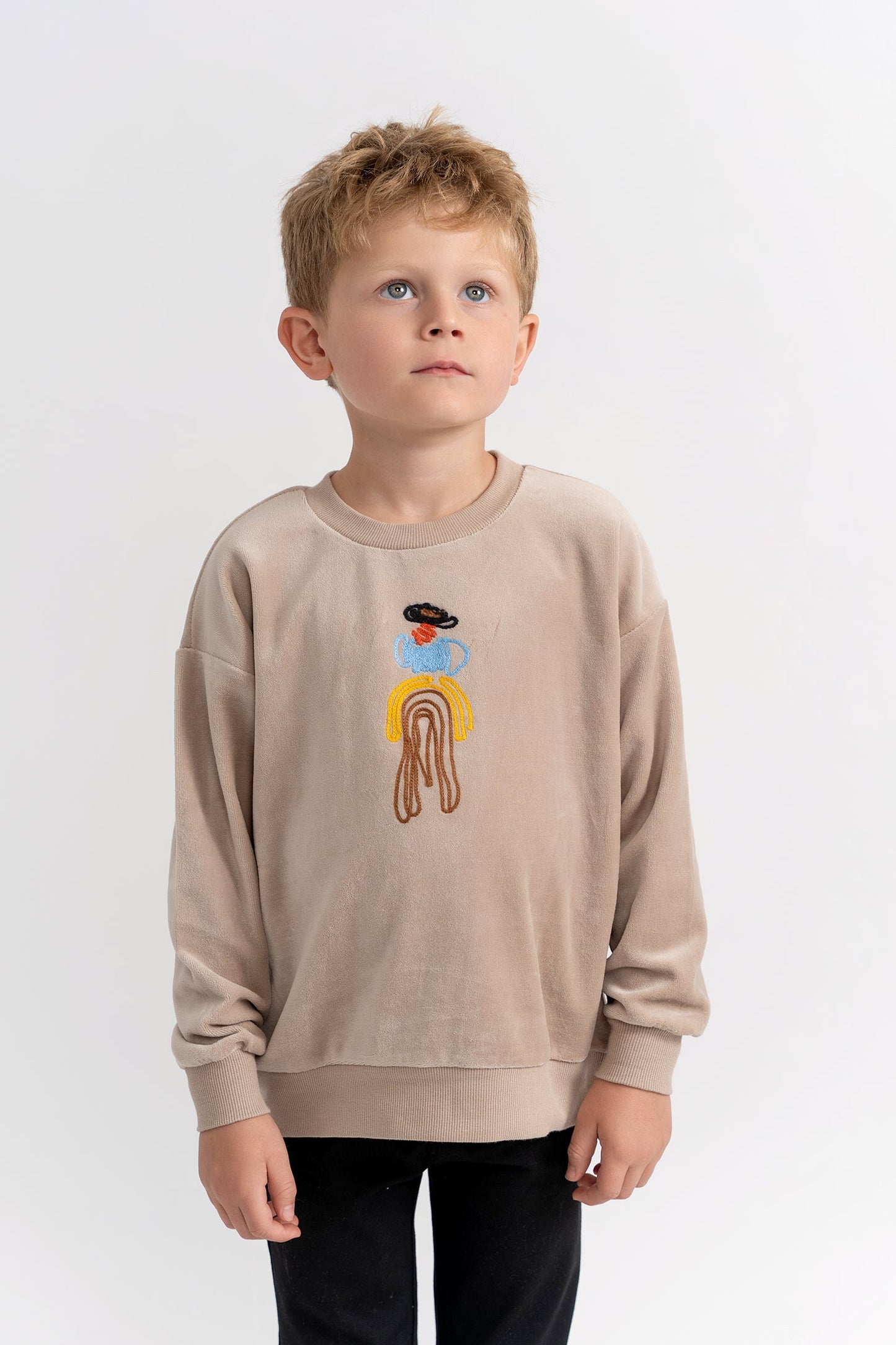Ballerina Embroidered Sweatshirt