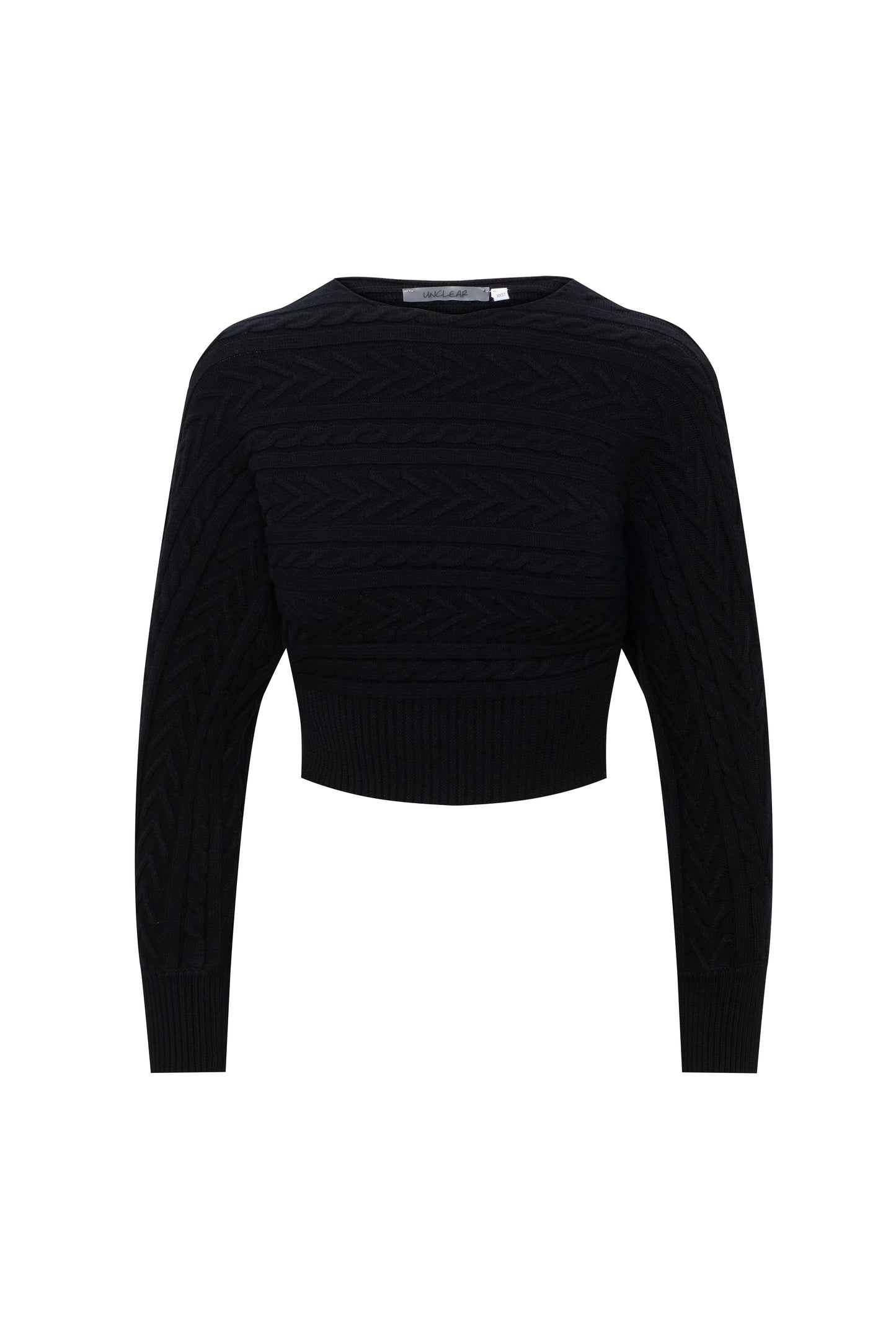 Cable Knit Cropped Sweater
