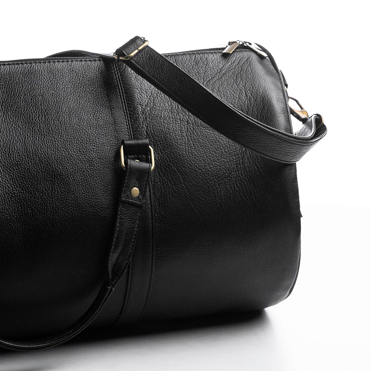 Handmade Leather Duffle Bag Men | Genuine Leather Weekender Bag | Handmade Leather Travel Bag | Carry On Bag | Leather Bag with Suit Cover