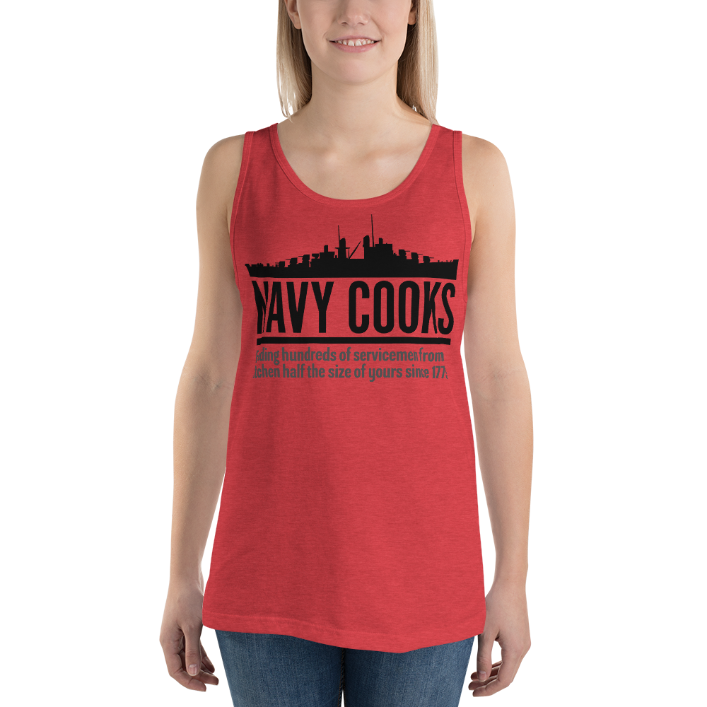 Navy Cooks Unisex Tank Top