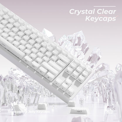 XVX Magic Wave OEM Profile Side-Printed 136-Key PC Keycap Set