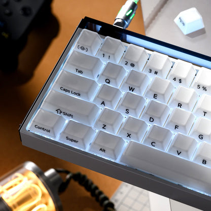 XVX Velvet Jelly Side-Printed Translucent Cherry Profile Double-Shot Keycap Set