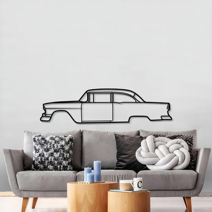 1955 150 Utility Sedan Metal Car Wall Art - MT0035