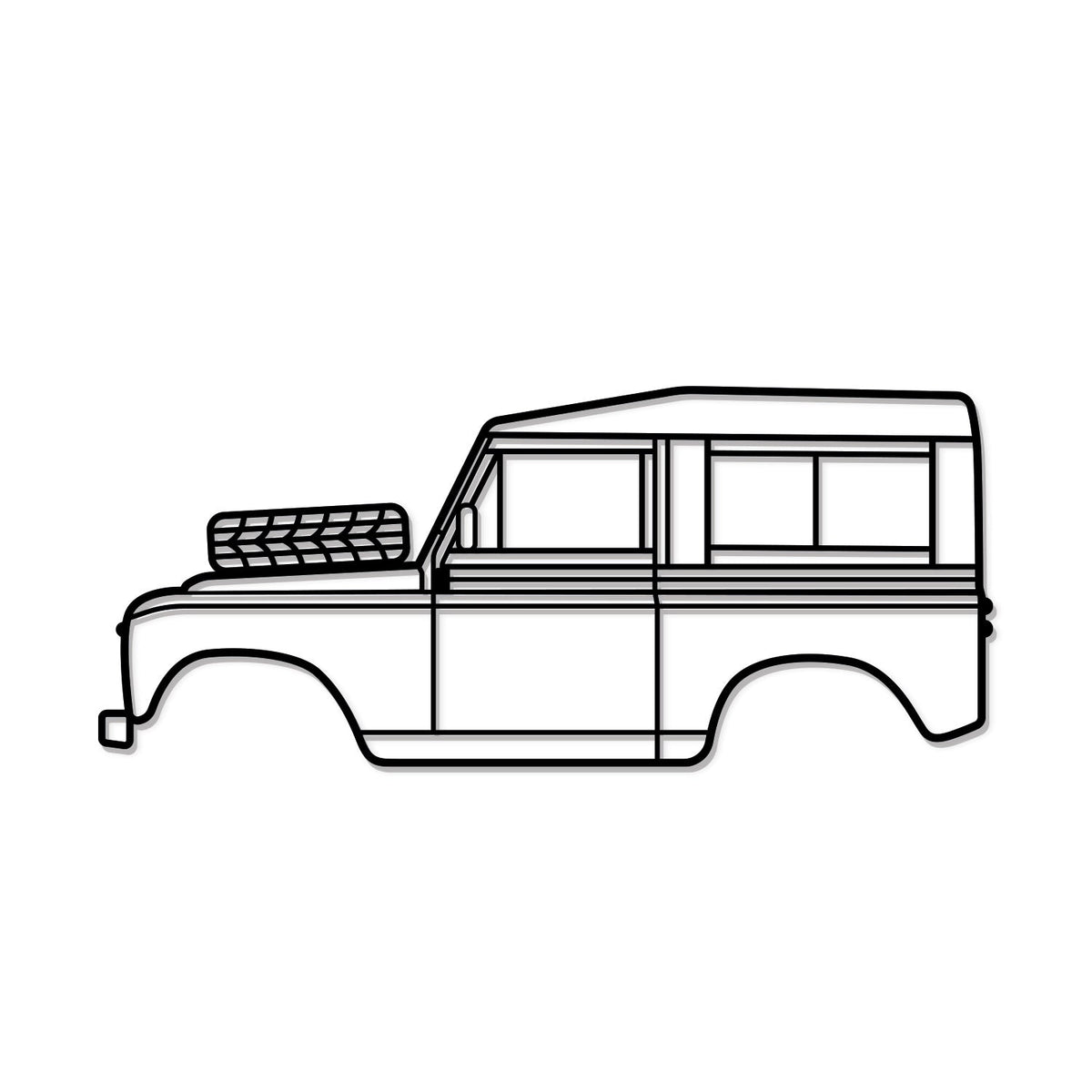 1972 Series III Metal Car Wall Art - MT0150