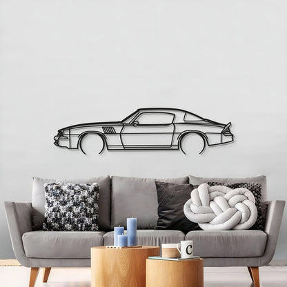 1978 Camaro Z28 Detailed Metal Car Wall Art - MT0180