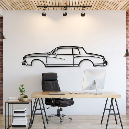 1979 Monte Carlo Metal Car Wall Art - MT0184