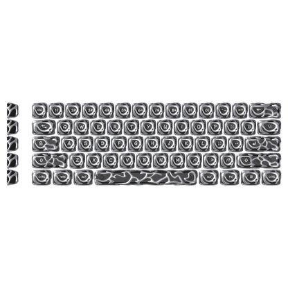 XVX Venom Themed Liquid Metallic Electroplating ABS+PC Keycap Set