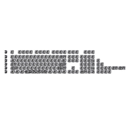 XVX Venom Themed Liquid Metallic Electroplating ABS+PC Keycap Set