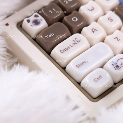 XVX House Cat Themed MAO Profile 149-Key Keycap Set