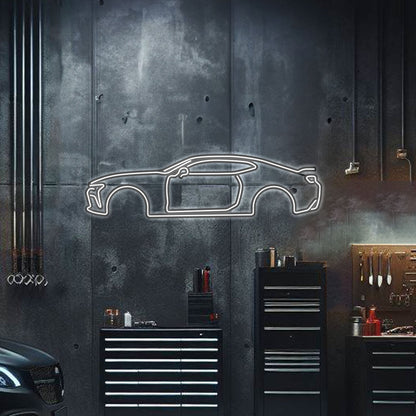 Camaro SS Metal Neon Car Wall Art - MTN0020