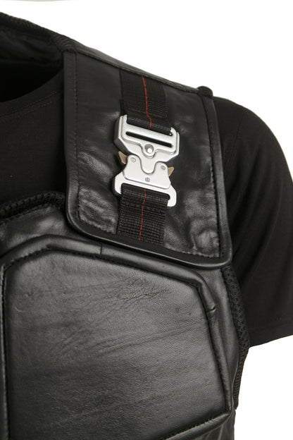 Handmade W Snipes Blade Vest Trinity Vampire Hunter Military Style Handmade Cosplay Costume Leather Vest