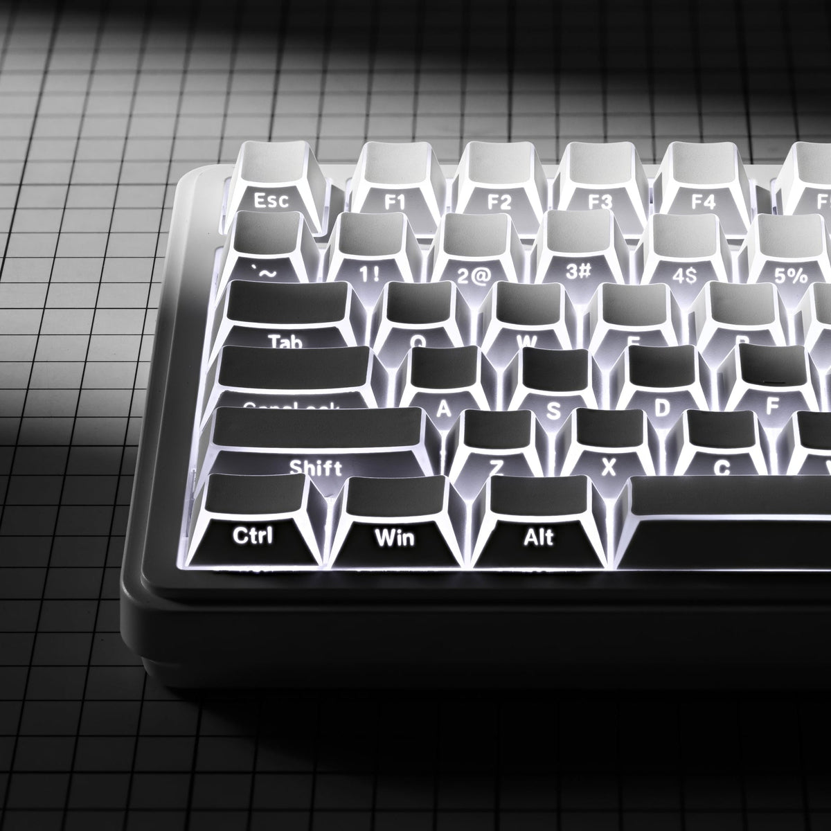 XVX PRISM Shadow Shine-Through Double-Shot Cherry Profile PBT Keycap Set