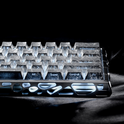 XVX Forged Carbon-Look Cherry Profile Side-Printed PC Keycap Set