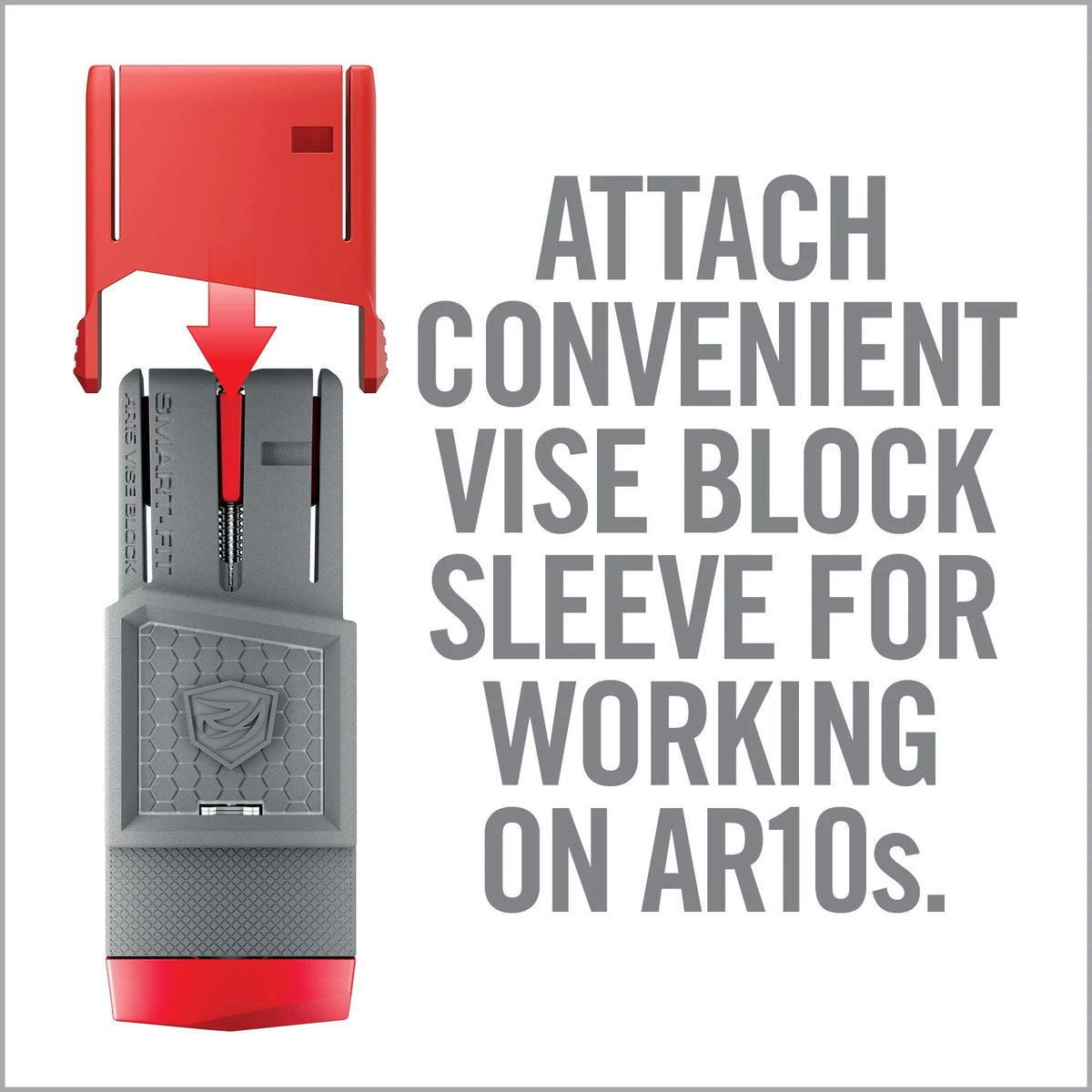 Smart-Fit AR15 Vise Block With Sleeve For AR10*