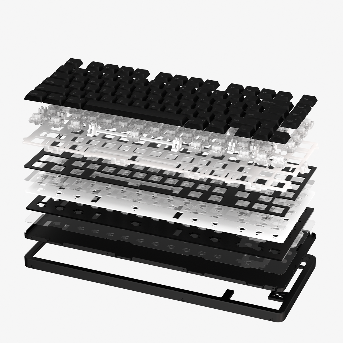 XVX L75 Air Low-Profile VIA Wireless RGB Mechanical Keyboard