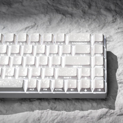 XVX Forged Carbon-Look Cherry Profile Side-Printed PC Keycap Set