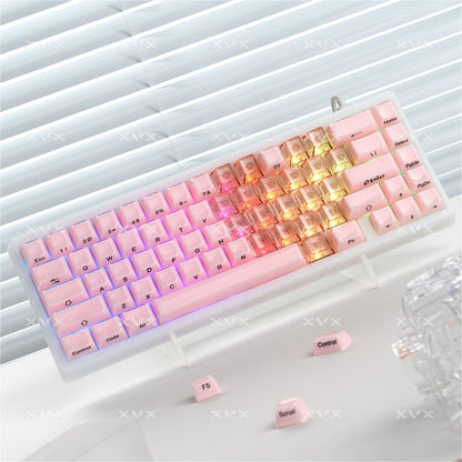 XVX Fizz Heart Series Cherry Profile PC 21-Key Artisan Keycap Set
